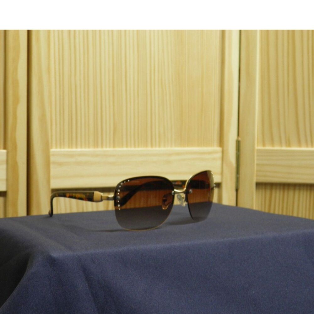 Steve Madden Womens Brown Sunglasses gold trim- Summertime